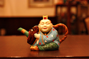 英国製 MINTON MAJOLICA（ミントン・マジョリカ） チャイナマンのティーポット 復刻品