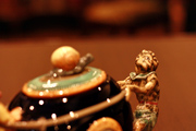 英国製 MINTON MAJOLICA（ミントン・マジョリカ） サルとニワトリのティーポット 復刻品