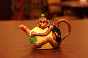 英国製 MINTON MAJOLICA（ミントン・マジョリカ） サルのティーポット 復刻品