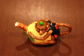 英国製 MINTON MAJOLICA（ミントン・マジョリカ） サルのティーポット 復刻品
