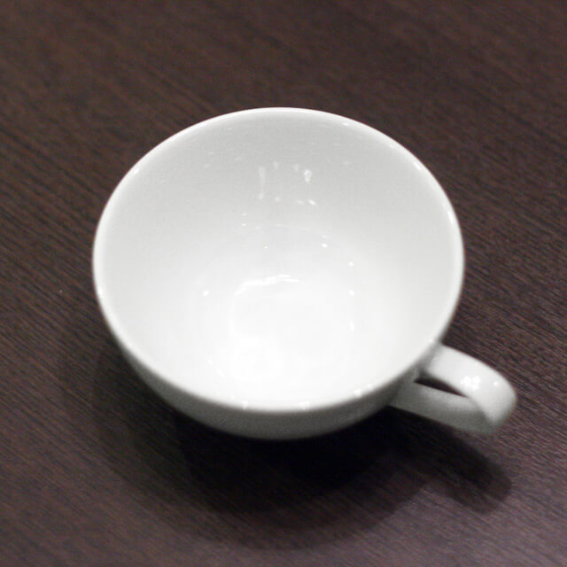 陶器ティーカップ＆ソーサー6客セット（無地）/業務用/国産 ロンドンティールーム