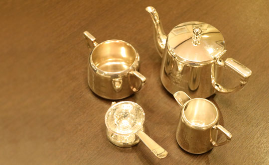 London Tea Roomオリジナルロゴ入りMappin&Webb(マッピン&ウェッブ)ティーセット LM01