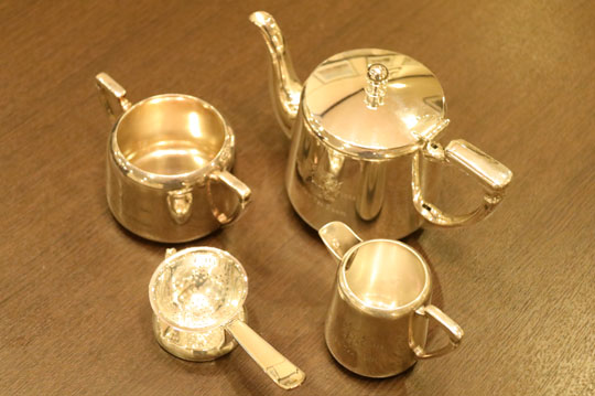 London Tea Roomオリジナルロゴ入りMappin&Webb(マッピン&ウェッブ)ティーセット LM01