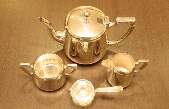 London Tea Roomオリジナルロゴ入りMappin&Webb(マッピン&ウェッブ)ティーセット LM01