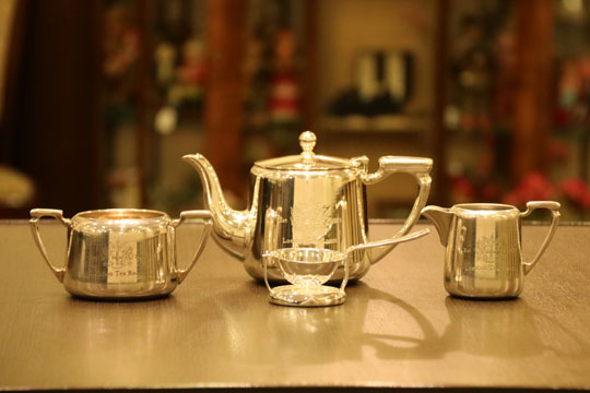 London Tea Roomオリジナルロゴ入りMappin&Webb(マッピン&ウェッブ)ティーセット LM01